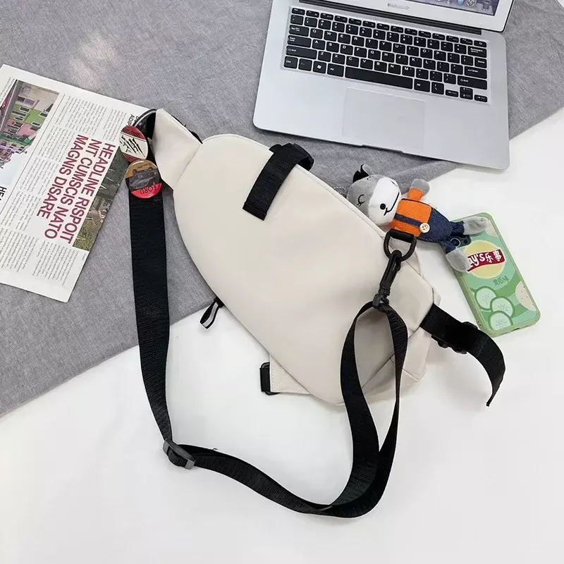 Fashion New Trend Men Chest Bag Casual Running Cycling Mobile Phone Sling Bags Shoulder Cross Bag for Girls- Boys IPad Package