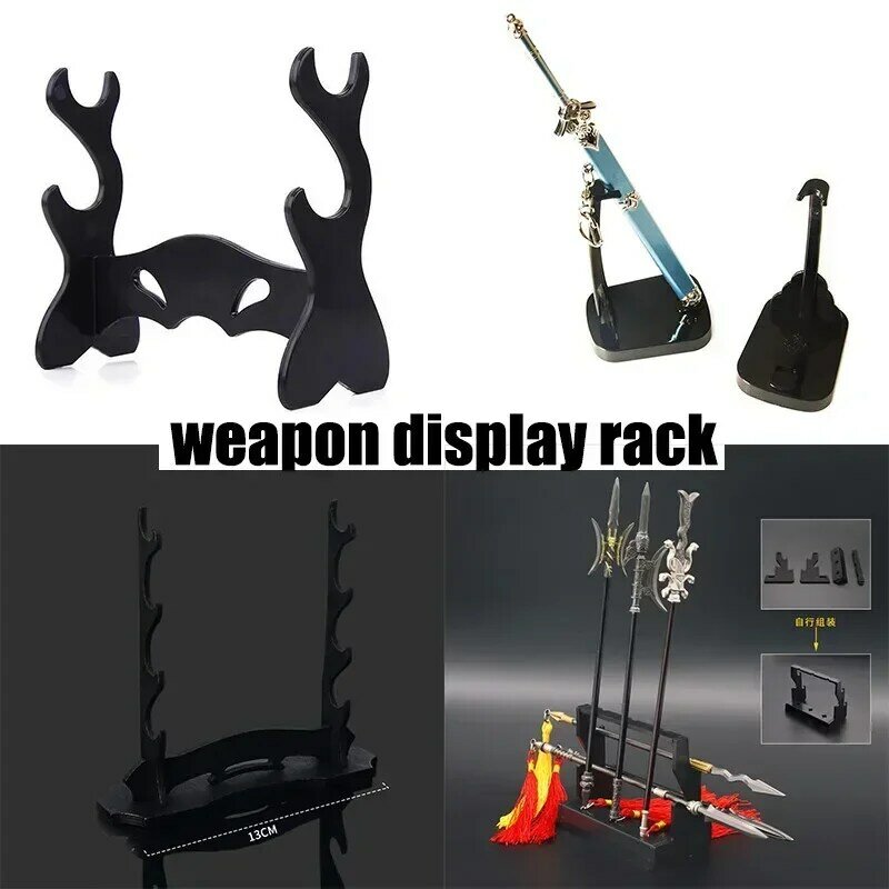 Anime Weapon Bracket DIY Displays Stand Model Gun Knife Samurai Sword Katana Holder Universal Frame Game Tool Box Gift Boy Toys