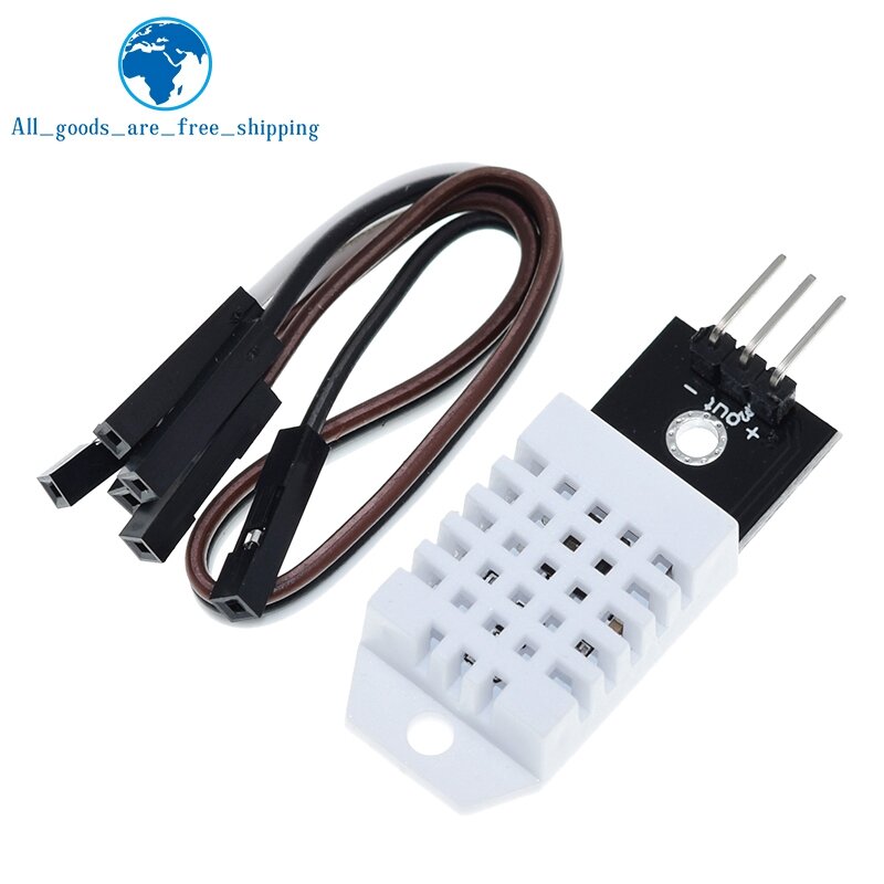 Цифровой датчик температуры и влажности DHT22, модуль AM2302 + печатная плата с кабелем для Arduino