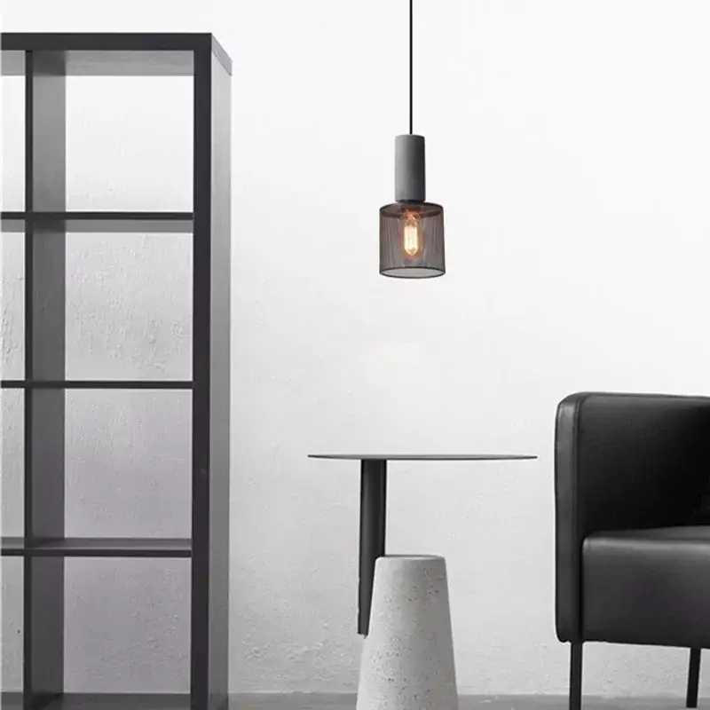 Lampu gantung kaca LED Nordic, lampu dekorasi Multi perlengkapan gantung ruang tamu kamar tidur pencahayaan Bar ruang makan