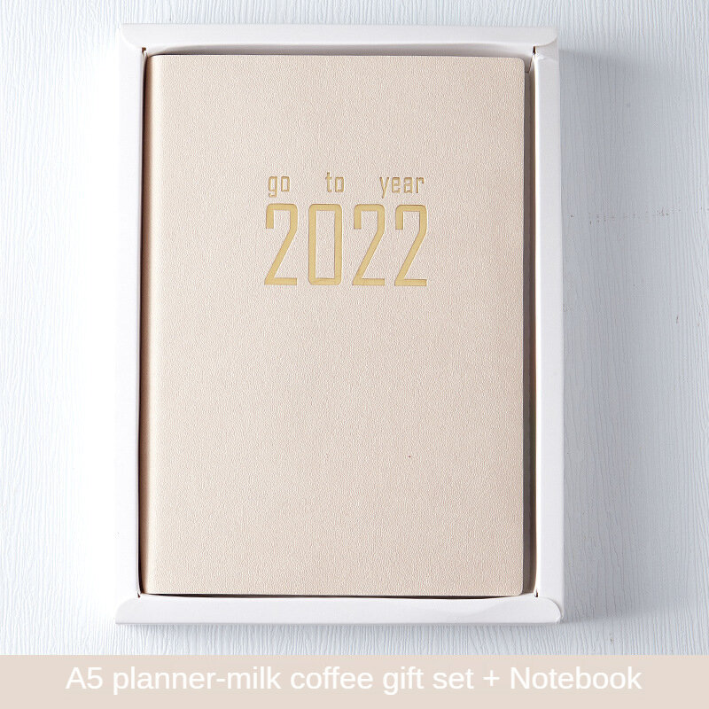 Manual de eficiencia A5, planificador diario de 2022, cuaderno de gestión del tiempo, 365