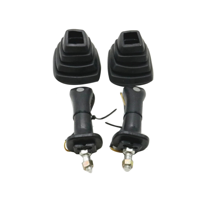 1Set L+R Excavator Joystick Assy Gears Handle with Dust Cover for Rexroth Yuchai LOVOL Longgong-Revo 55/60/65/75-8/80