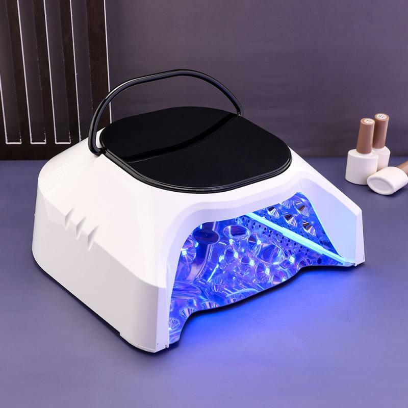 86W Wireless Rechargeable Nail Art Lamp with Handle Gel Polish Dryer Machine Light for Nail Art Salon Tool 42Leds Lamp