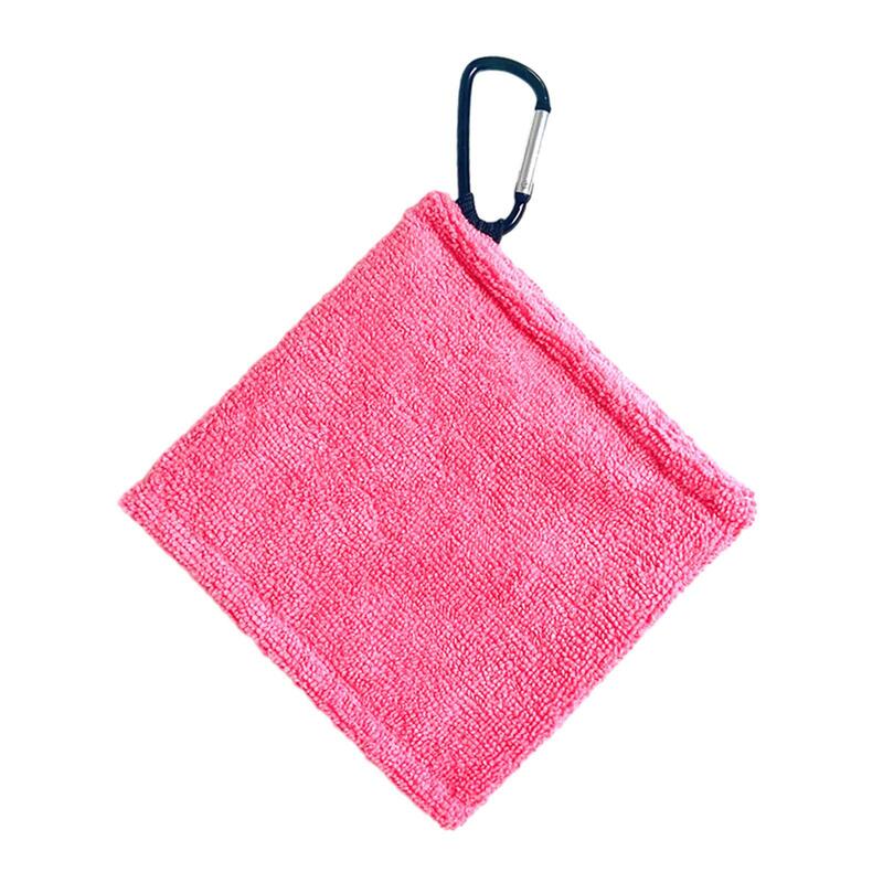 Golf Ball Towel with Clip Small Size for Men Women Portable Golf Accessories Golf Ball Cleaner Pocket Gifts for Men Women