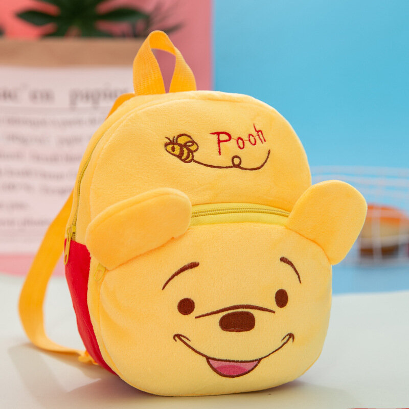 Disney Cartoon Rucksack Mickey Maus Minnie Winnie The Pooh Plüsch Schule Tasche für Kindergarten Kind Schule Liefert Baby Taschen