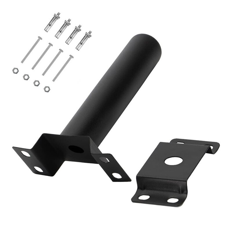 Mounting Brackets Extension Arm For Outdoor Light Fixtures,9,5In Light Fixture Bracket Pole For Solar Street Lights