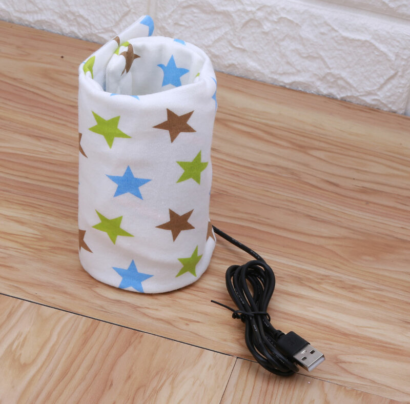 USB Milk Water Warmer Travel Stroller Insulated Bag Baby Nursing Bottle Heater Newborn Infant Portable Bottle Feeding Warmers