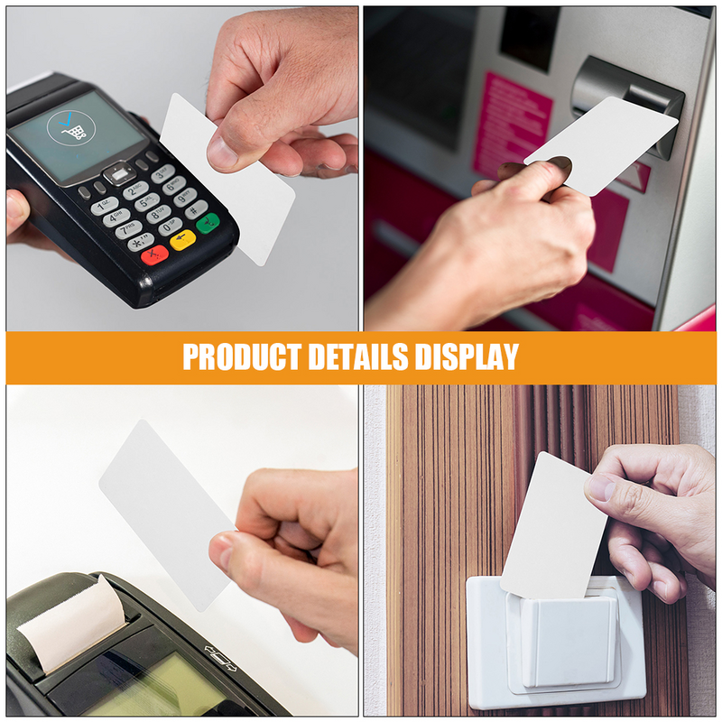 Очистители карт для Pos-терминала, принтер, машина для чистки кредитных карт, ПВХ, двухсторонний
