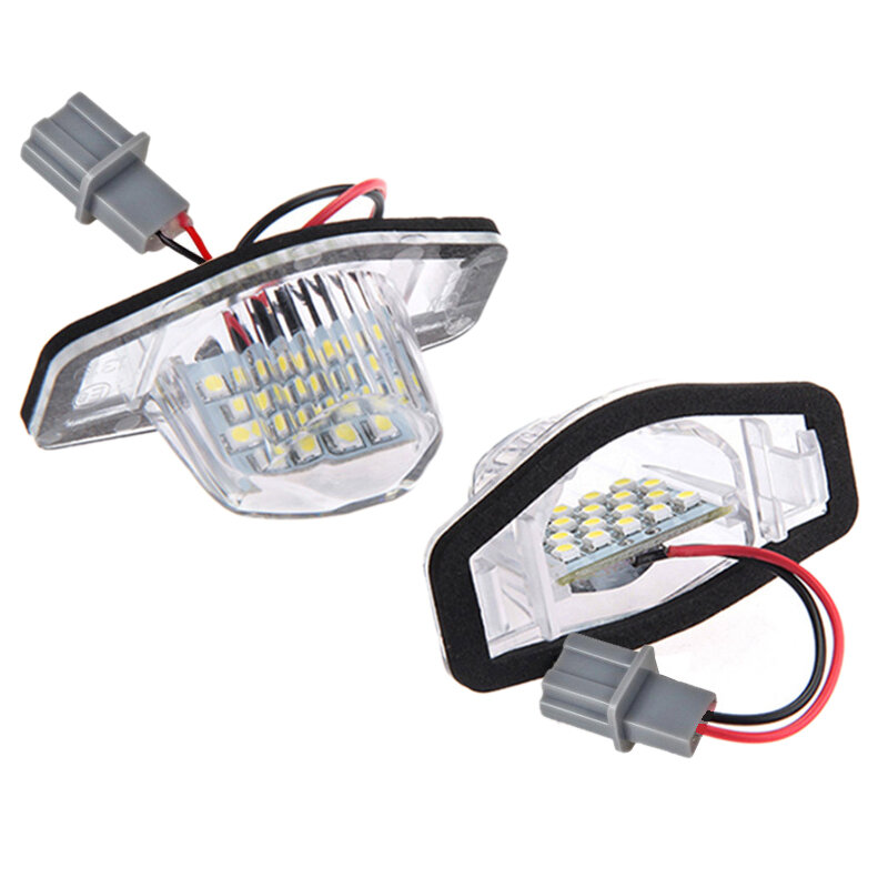 2x Error Free Led License Plate Light Lamp For Fit Jazz Odyssey