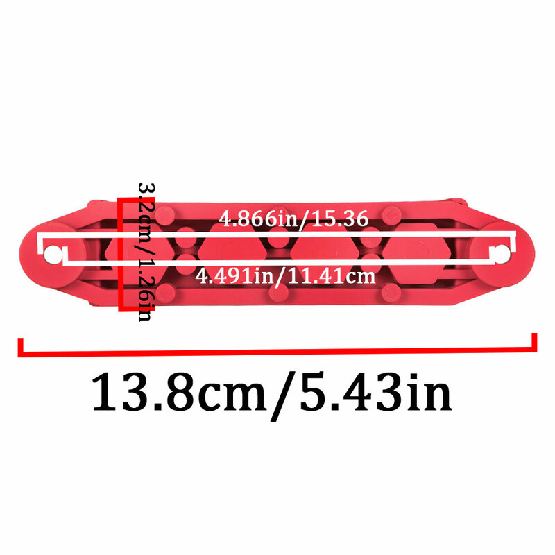 Barra colectora de 3/8 ", 250 amp, 12v, con cubierta, bloque de unión de terminales de 4 vías, Rojo