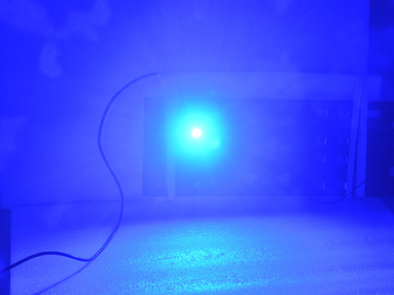 2ชิ้น T10ลิ่ม T8.5 LED แบบ SMD แดชบอร์ดด้านข้างเลนส์นม168 194 192 DC 12V สีฟ้า