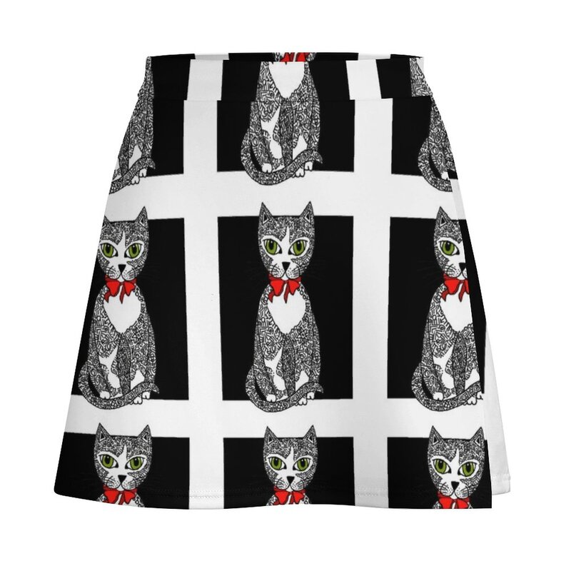 Looking for a lovely kitten I Mini Skirt Short skirt woman night club outfit Women's summer skirts