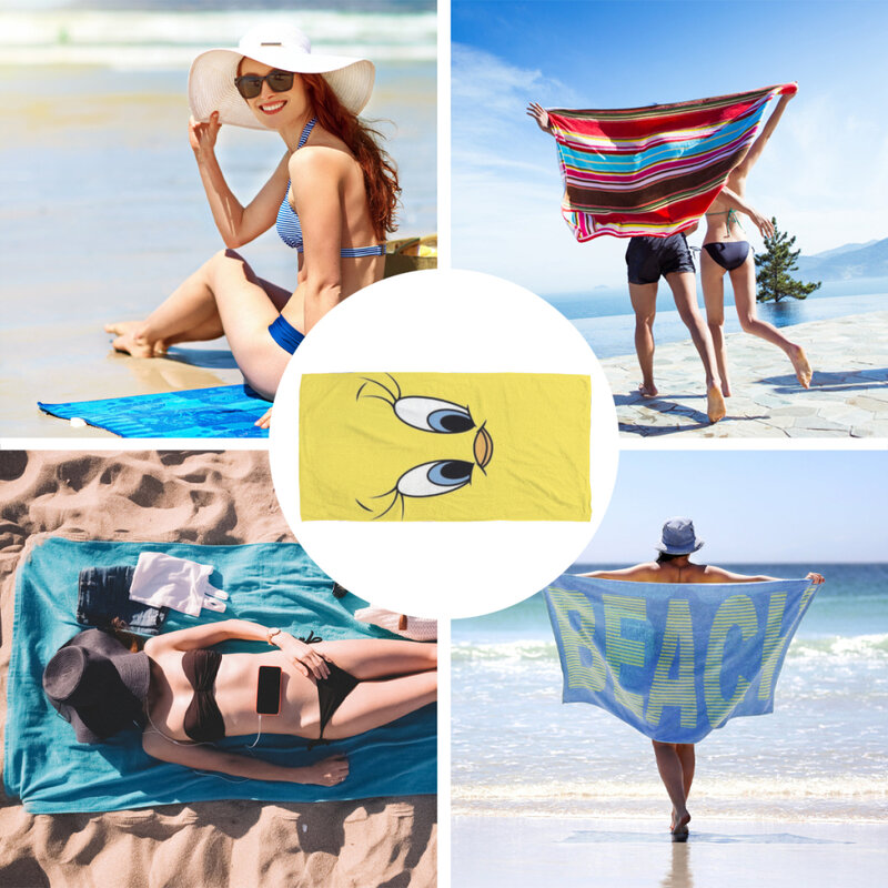 Poncho de toalla de playa de animales, toallas de baño de verano, encubrimientos de secado rápido sin arena, Yoga, Spa, gimnasio, piscina