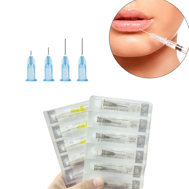 Disposable 18G 25G 27G 30G 34G 32G Small Painless Superfine Beauty needle 4mm 13mm 25mm 38mm ultrafine TeethEyelid Tool Needles