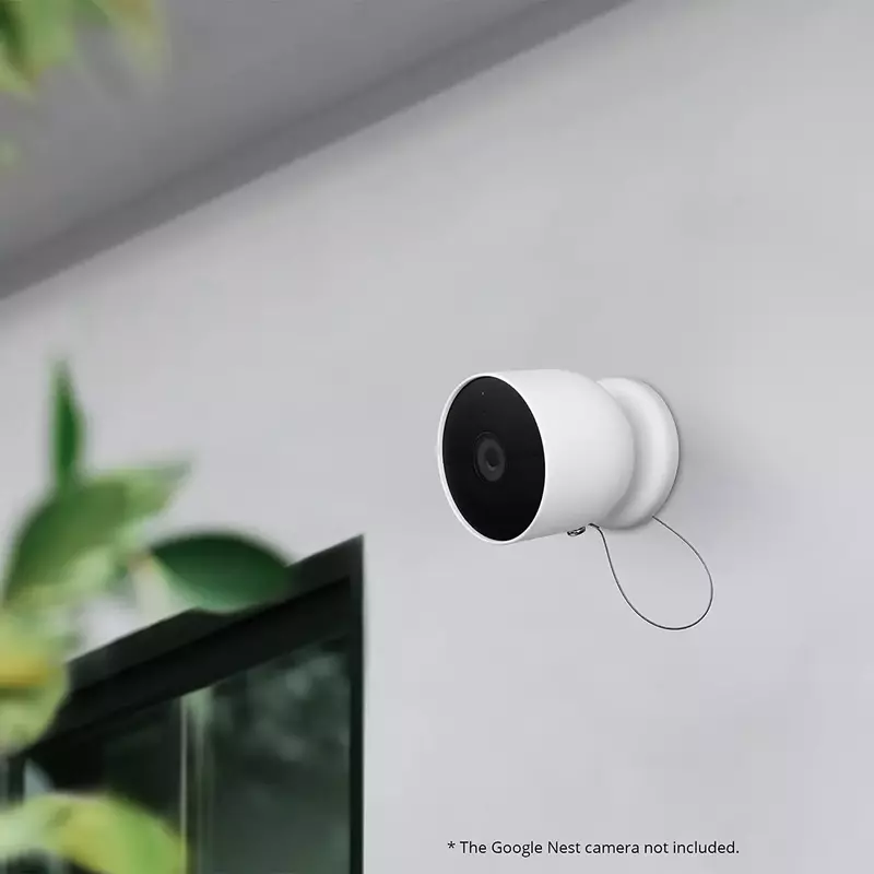 Google Nest Cam (배터리) 용 도난 방지 및 낙하 방지 보안 체인, 배터리