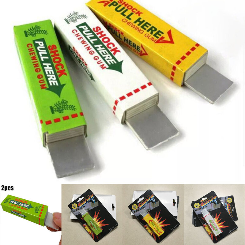 Electric Shock Chewing Gum Prank Toys Close-upMagic Tricky Props Street Joke Easily Magia Tricks Gag Funny