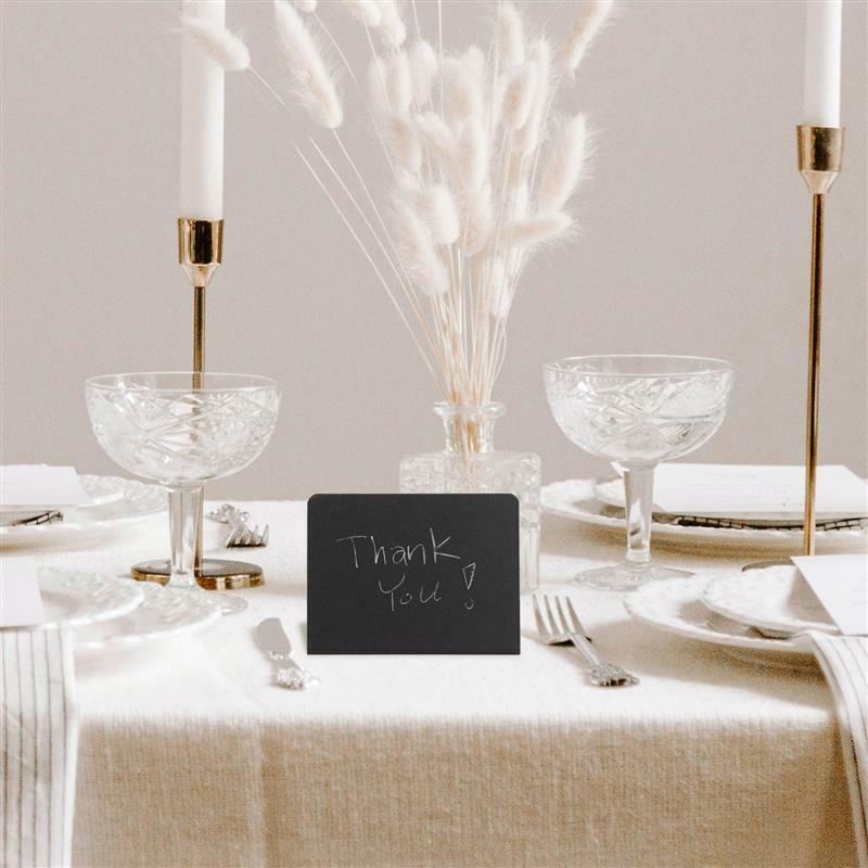 12Pcs Mini Chalkboard Pastel Pencils Small Pastel Pencils Sign Tabletop Erasable Message Board For Table Numbers Mini