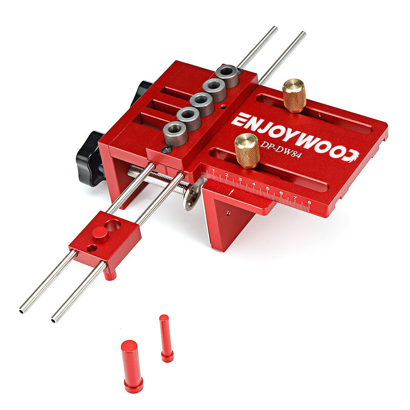 3 In 1 Verstelbare Houtbewerking Plug Jig Kit Pocket Gat Jig Boorgeleider Locator Voor Meubelverbindingsgat Perforator