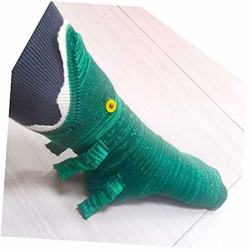 Divertenti calzini in coccodrillo novità Animal Shark Crocodile Crew knit Winter Warm Floor Socks for Men and Women Gifts