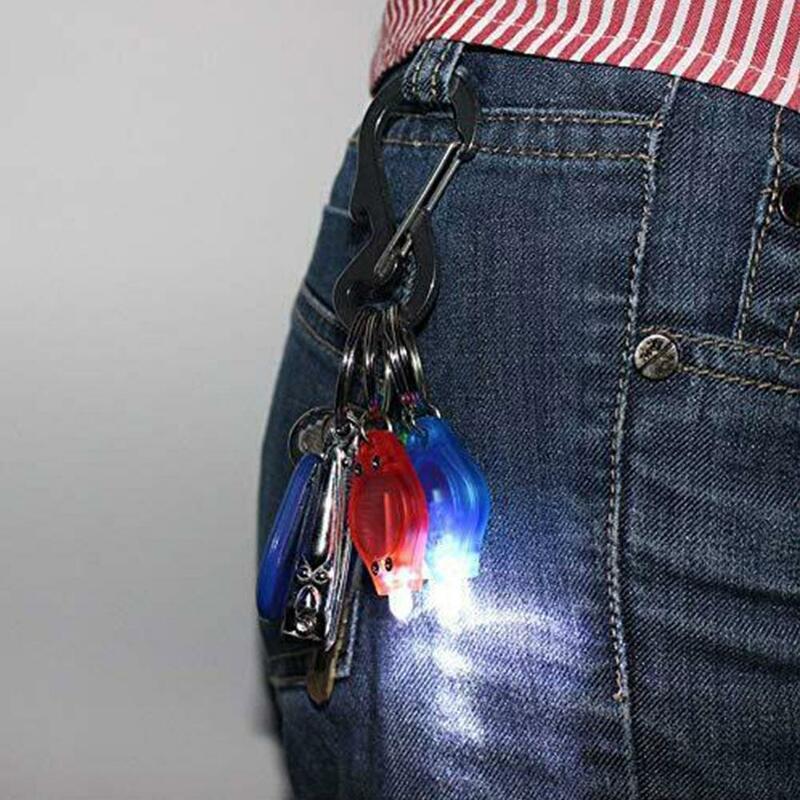 Mini-Taschenlampe LED-Schlüssel bund Lichter tragbare Not fackel Mini LED Emegency Taschen lichter Licht Taschenlampen wasserdicht m0t5