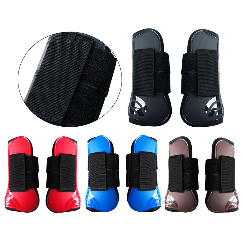 1 Pair Horse Care Boots Horse Exercise Jumping Boots Horse Protection Boots Tendon and Fetlock Leg Support Boots for Training