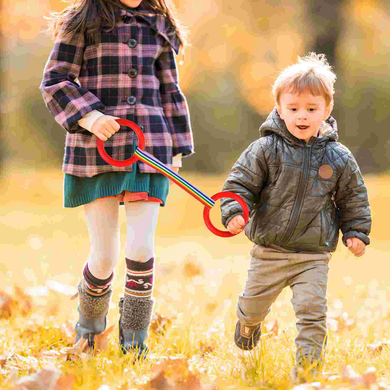 Anti-lost rozwijana smycz smycz na rękę malucha odpinany do chodzenia dla małych dzieci bezpieczeństwo dzieci z uchwytem
