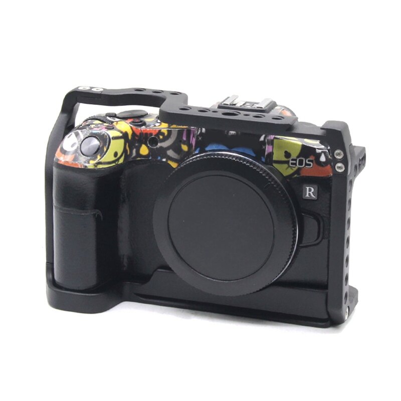 Dslr kamera käfig rahmen box mit 1/4 gewinde löchern für canon eos rp funktion für magie arm mikrofon füll licht aufsatz