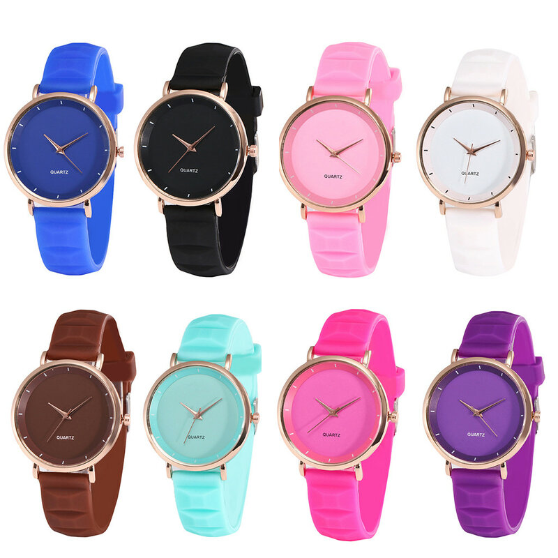 女性のためのファッショナブルなクォーツ腕時計,高級ブランド,青いガラスの生活をテーマにした防水時計