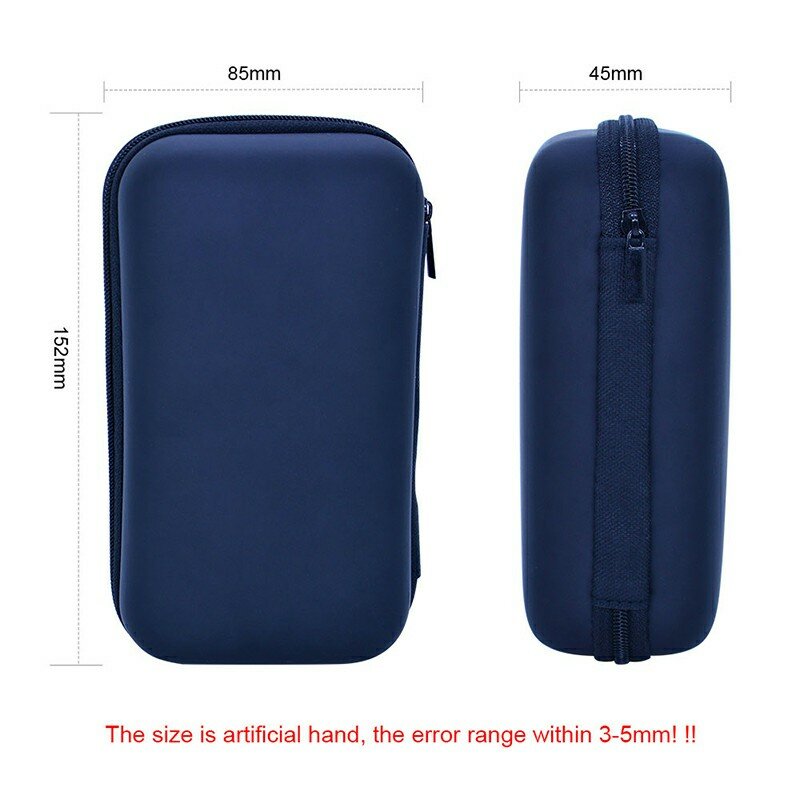Чехол для мультиметра Xin Tester Hard EVA, сетчатая сумка для хранения, водонепроницаемая, кожаная сумка, 152 х 85 х 45 мм, 6x3,4x1,8 дюйма