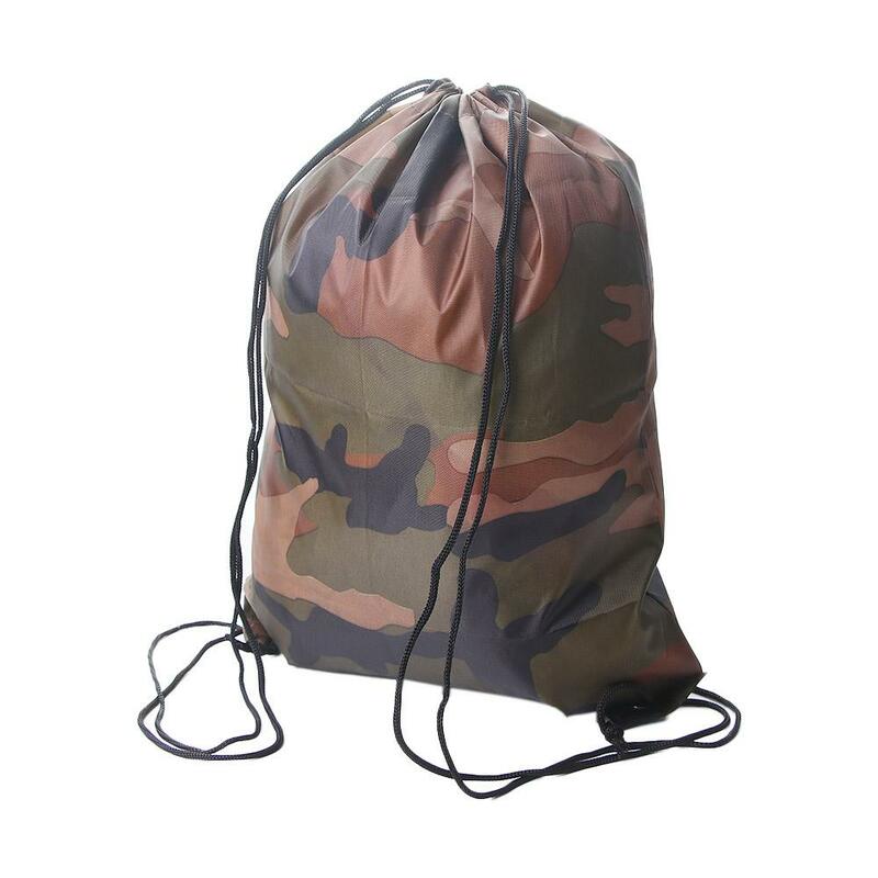 Kleine Unisex Turnschuhe Kleidung Lagerung Reiten verdicken Rucksack tragbare Sporttasche Tarnung Kordel zug Tasche Oxford Tasche