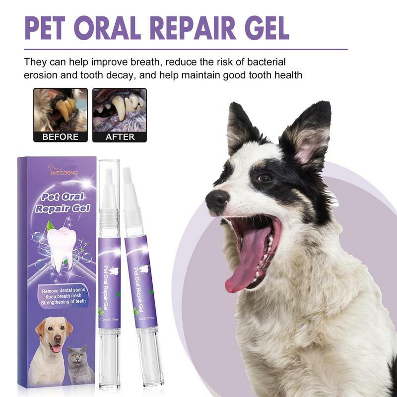 Dog Breath Freshener Dog Teeth Cleaning Pet Breath Freshener Teeth Cleaner For Dogs Teeth Gel For Cat Dog Teeth Care Eliminate