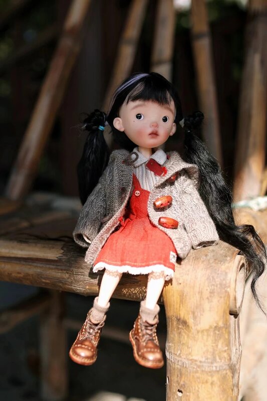 New sd 26cm BJd Doll-1/6 Pretty Girl lamdoudou Resin Model Series Toy regalo di compleanno trucco fai da te