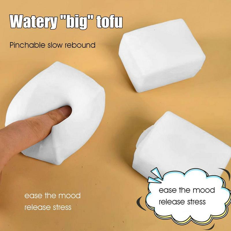 Juguete antiestrés De Tofu para niños y adultos, juguete De compresión De rebote lento para aliviar el estrés, regalos De navidad