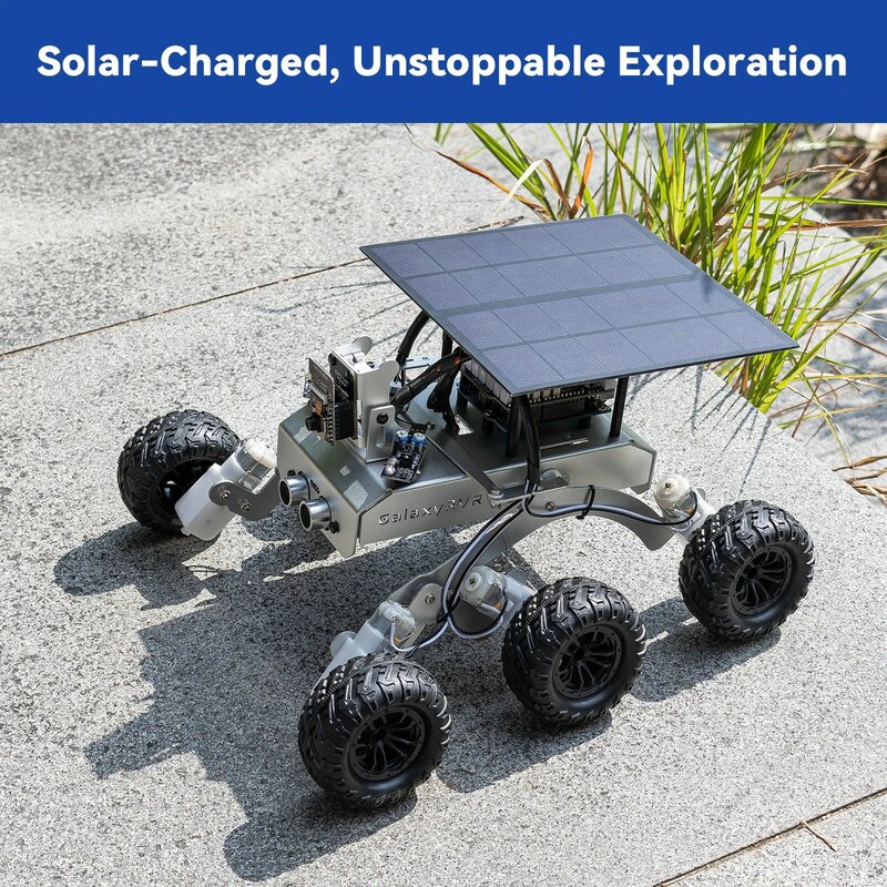 SunFounder Galaxy RVR Mars Rover Kit, Robot de vídeo inteligente para coche, Compatible con Arduino Uno R3 con cámara ESP32, baterías incluidas