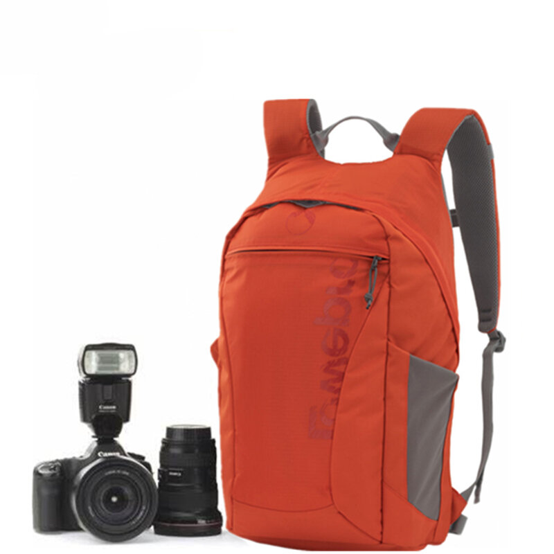 Lowepro-ユニセックスの写真付きカメラバッグ,盗難防止機能付きの防水バックパック