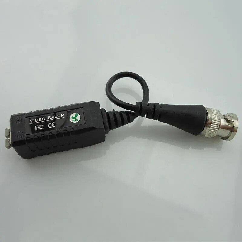 5/10 paia migliorato Twisted Bnc Cctv Video Balun Passive audio camera ricetrasmettitore Utp Balun Bnc Mail a Cat5 Cctv Cable L19