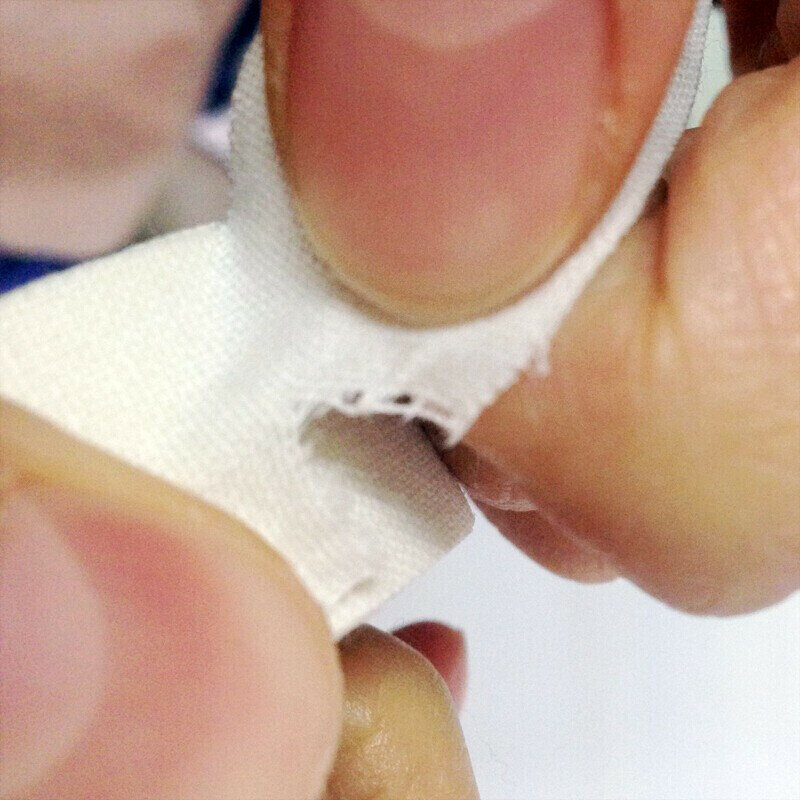 1pc médico auto-adesivo bandagens envoltório fita médica respirável algodão macio gesso primeiros socorros para fixar gaze e curativos