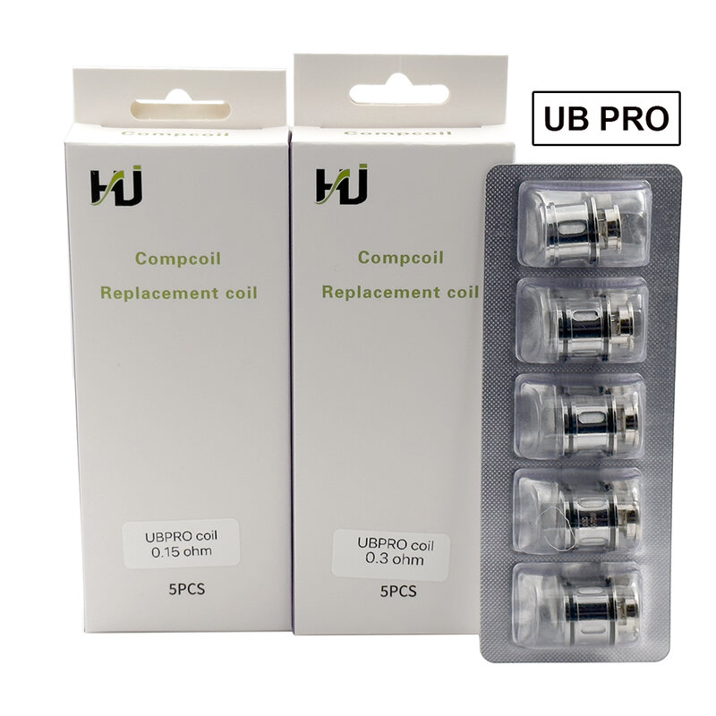 UB Pro Coil P1, 0.15ohm, P3, 0.3ohm, Cabeça de bobinas para Lostvape, URSA, Multi, Cyborg, 100W