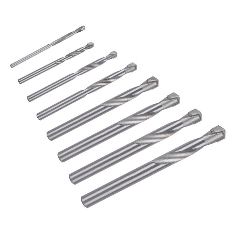 8Pcs M35 Drill Bits Tungsten Carbide Steel 3-10mm 135 Degree For Hard Alloy Stainless Steel Hole Punching Power Tool Accessories