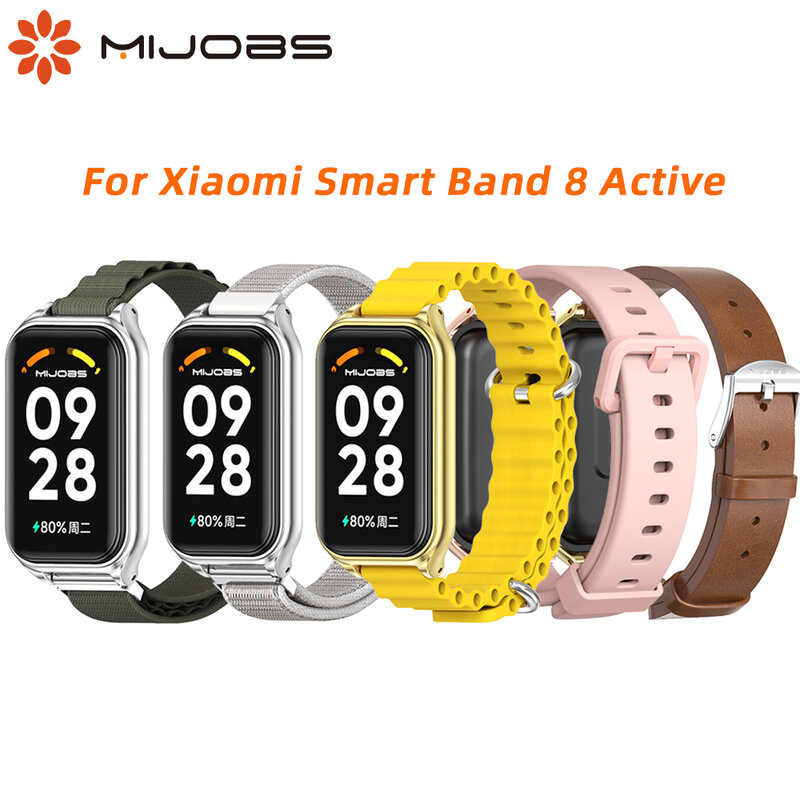 For Xiaomi Smart Band 8 Active Watchband Bracelet for Mi Band 8 Active Correa Wrist Strap Replacement Accessories