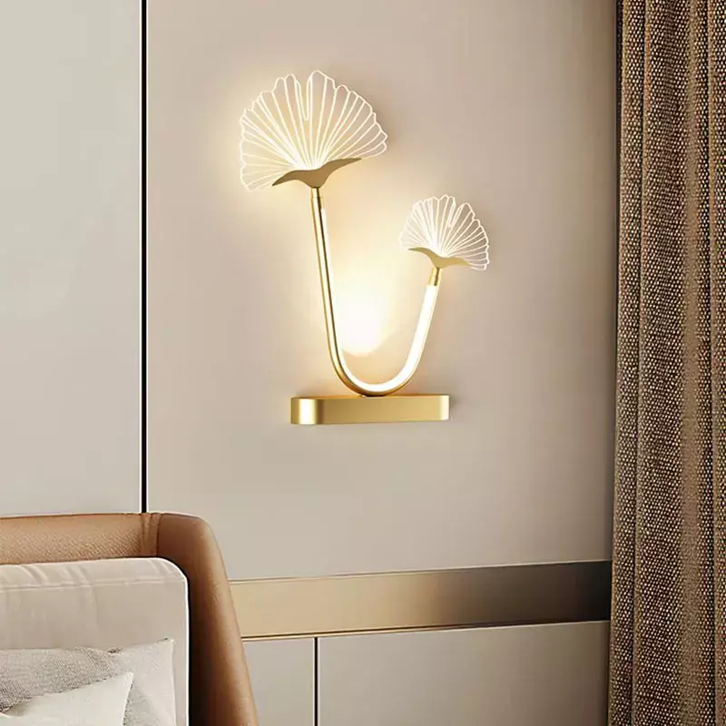 Современная Минималистичная Эстетическая настенная лампа, Светильники для основной спальни, прикроватного столика, коридора, гостиной, кабинета, комнатное освещение, Декор