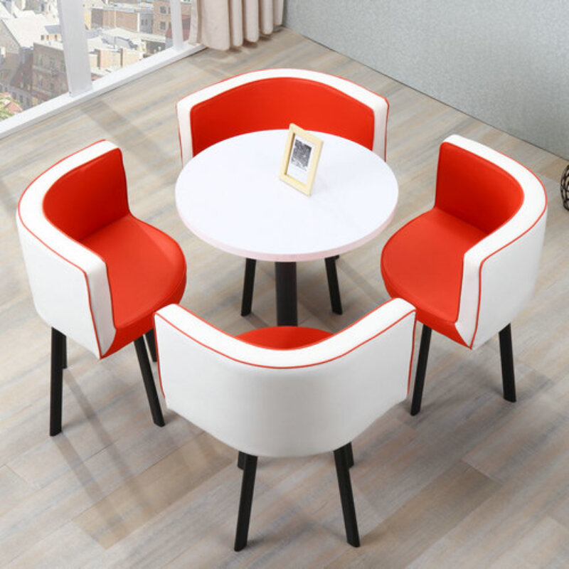 Set di tavolini da salotto bianchi Salon Marble Patio set di tavolini da caffè di lusso Small Traje De Sala De Estar mobili per Hotel