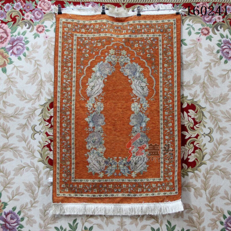 Арабский молитвенный коврик, тонкий ковер, цветочные коврики, коврики, украшение для гостиной, аксессуары для дома, ткань синели, декор для спальни, мусульманский