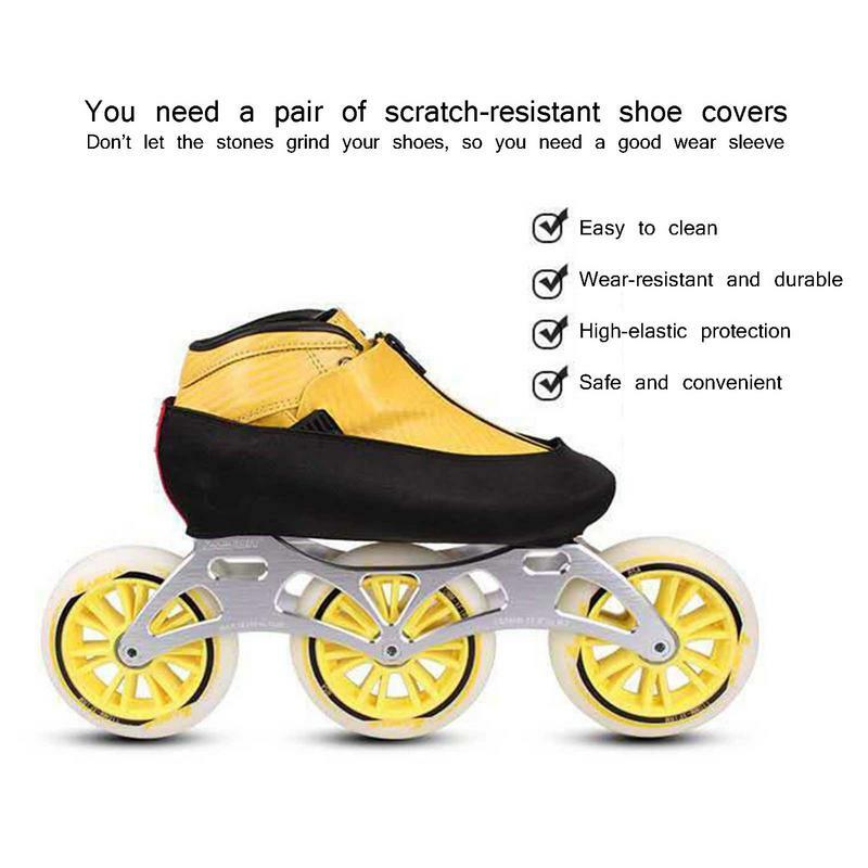 Cubierta de zapatos de patinaje sobre hielo para niños y adultos, patín de ruedas, antisuciedad, antiarañazos, protección, nueva velocidad