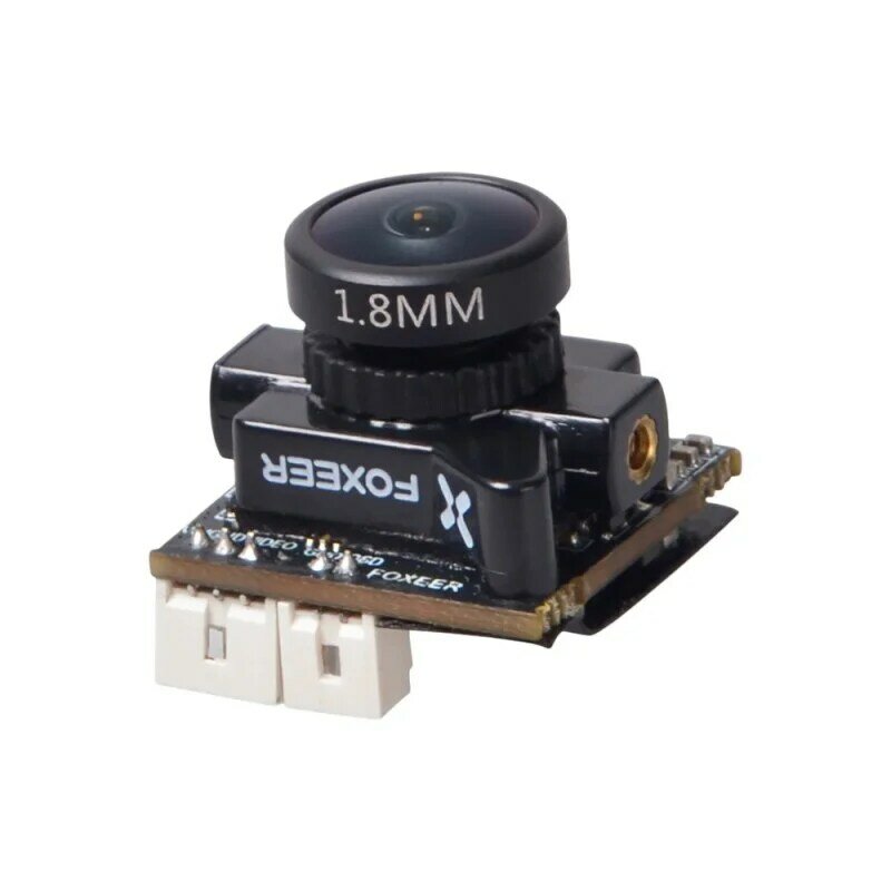 Камера Foxeer Cat 3 Micro Mini FPV с низкой задержкой и низким уровнем шума, 1200TVL, 0.00001Lux, ночная камера FPV 2,1 мм, PAL/NTSC для радиоуправляемого гоночного дрона