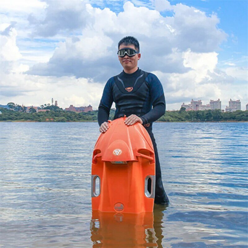 CAMORO 2024 listrik bawah air skuter watercraft IP68 dual baling-baling jet motor elektrik surfboard untuk penyelamatan berenang menyelam