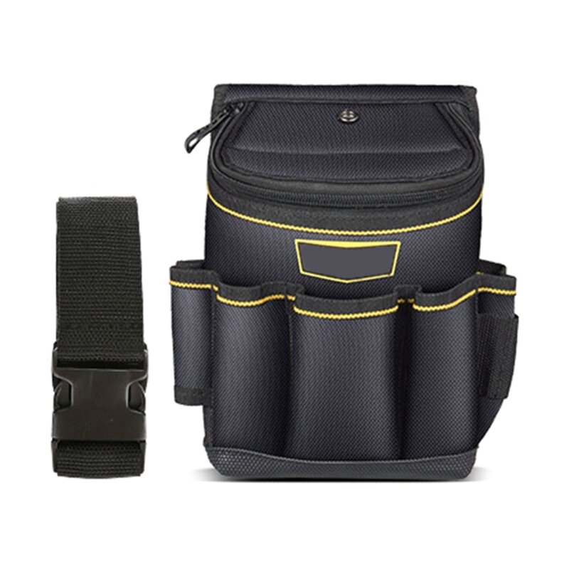 Bolsa herramientas electricista 18 bolsillos para fácil almacenamiento, práctico y práctico cinturón bolsas