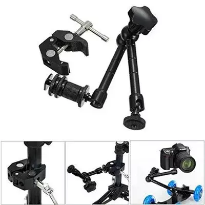 Super Clamp 7/11 Inch Verstelbare Magic Gelede Arm Voor Montage Monitor Led Licht Lcd Video Camera Flash Camera Dslr