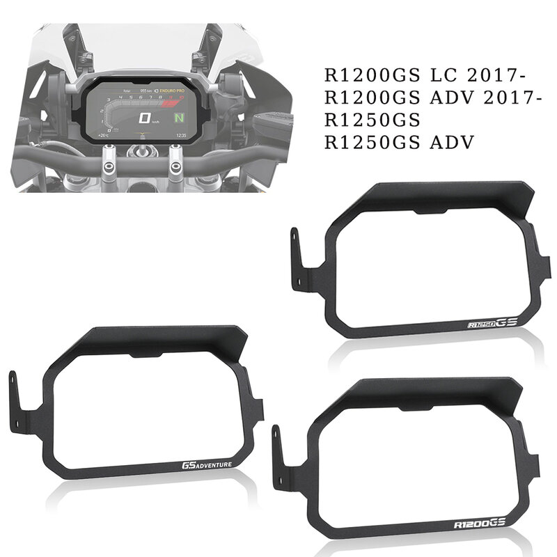 Protección TFT antirrobo para BMW R1250GS R 1250 1200 GS Adventure R1200GS LC ADV Meter Frame Cover Screen Protector Dashboard Guard
