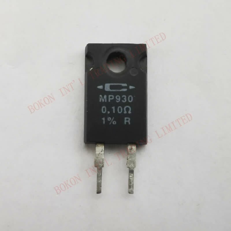 Non-inductive Resistor MP930 0.10 ohms 1 Percent 30 watts Kool-Pak Power Film Resistors 0.10ohms 30watts MP930 0.10Ω 1％ E 0.1OHM